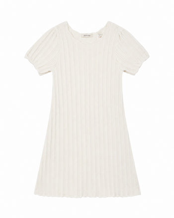 Céleste Silk Knit Dress, Kids