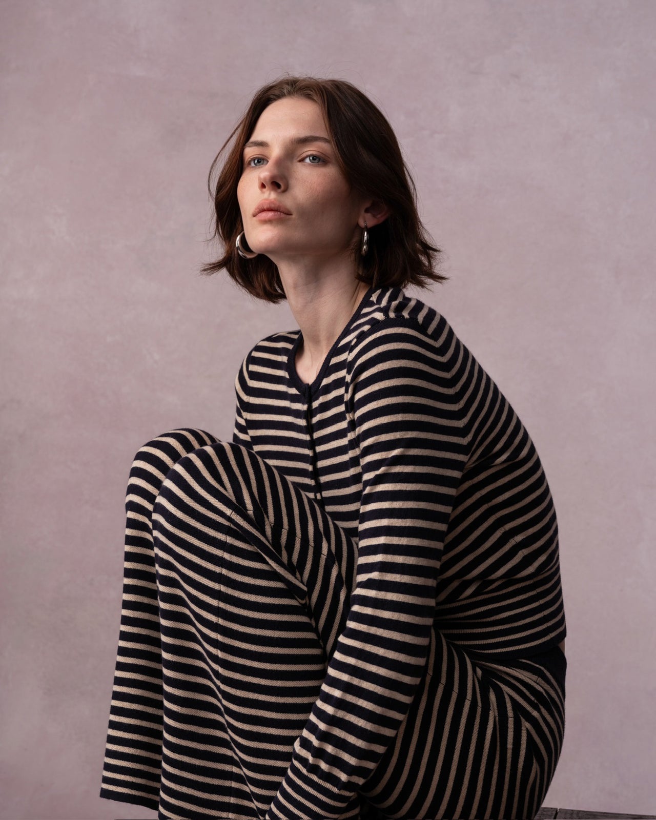 Lucie Stripe Knit Top, Women