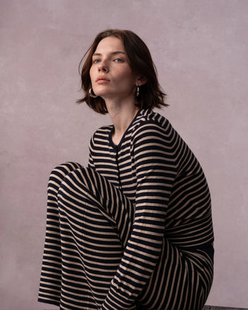 Lucie Stripe Knit Top, Women