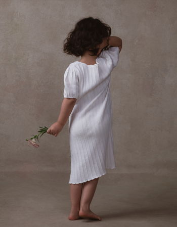 Céleste Silk Knit Dress, Kids